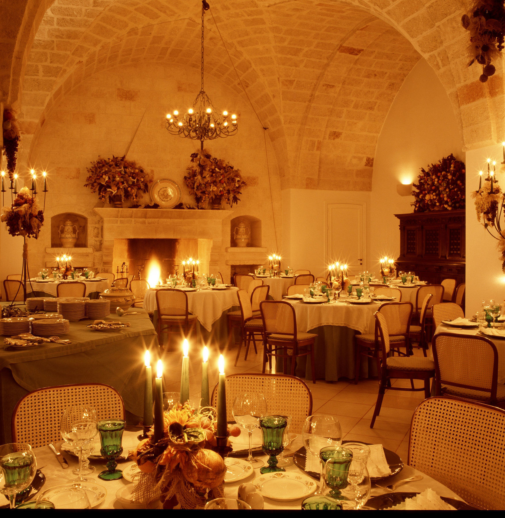 Masseria San Domenico Savelletri Restoran fotoğraf